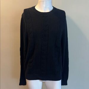 Brooks Brothers Black Crewneck Sweater
